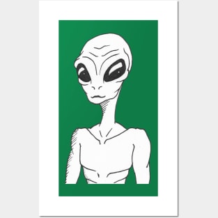 Alien Dude Posters and Art